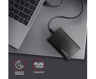 Axagon EE25-A6C, USB-C 3.2 Gen 1 - SATA 6G 2.5" RAW box, bezśrubowy - 1353410 - zdjęcie 6